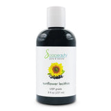 Soapeauty lecitina de girasol líquido en botella para humectación suave de la piel
