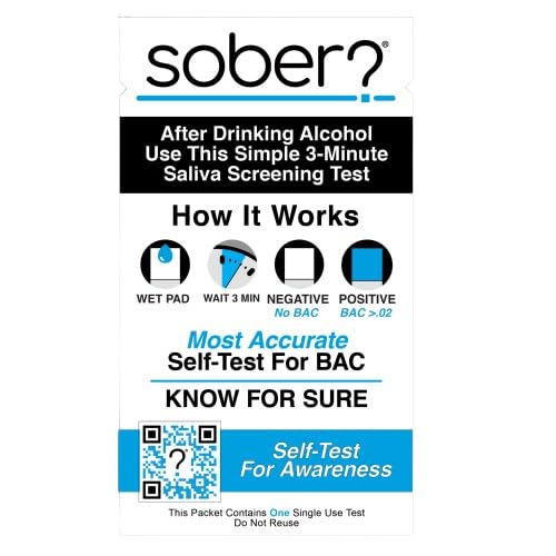 SOBER? You Might Not Be: tira de saliva para detectar alcohol y evitar conducir.