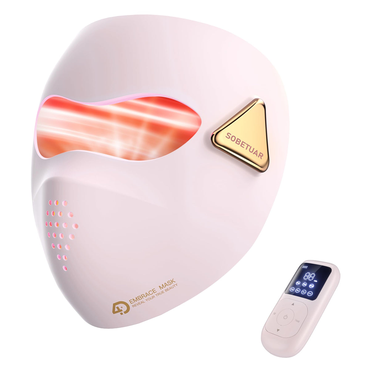 Sobetuar máscara luz roja 4D ofrece cobertura facial completa para uso en casa