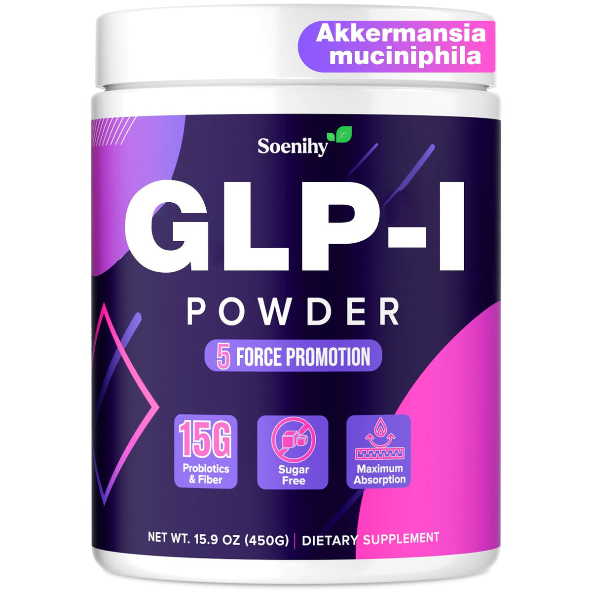 Soenihy GLP-1 en polvo con disolución rápida para bebidas.