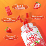 Softbear CoQ10 Sabor Fresa: gomitas sabrosas para gusto agradable.