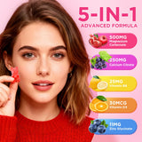 Softbear gominolas de magnesio 500 mg, veganas y organicas, ingredientes de calidad.