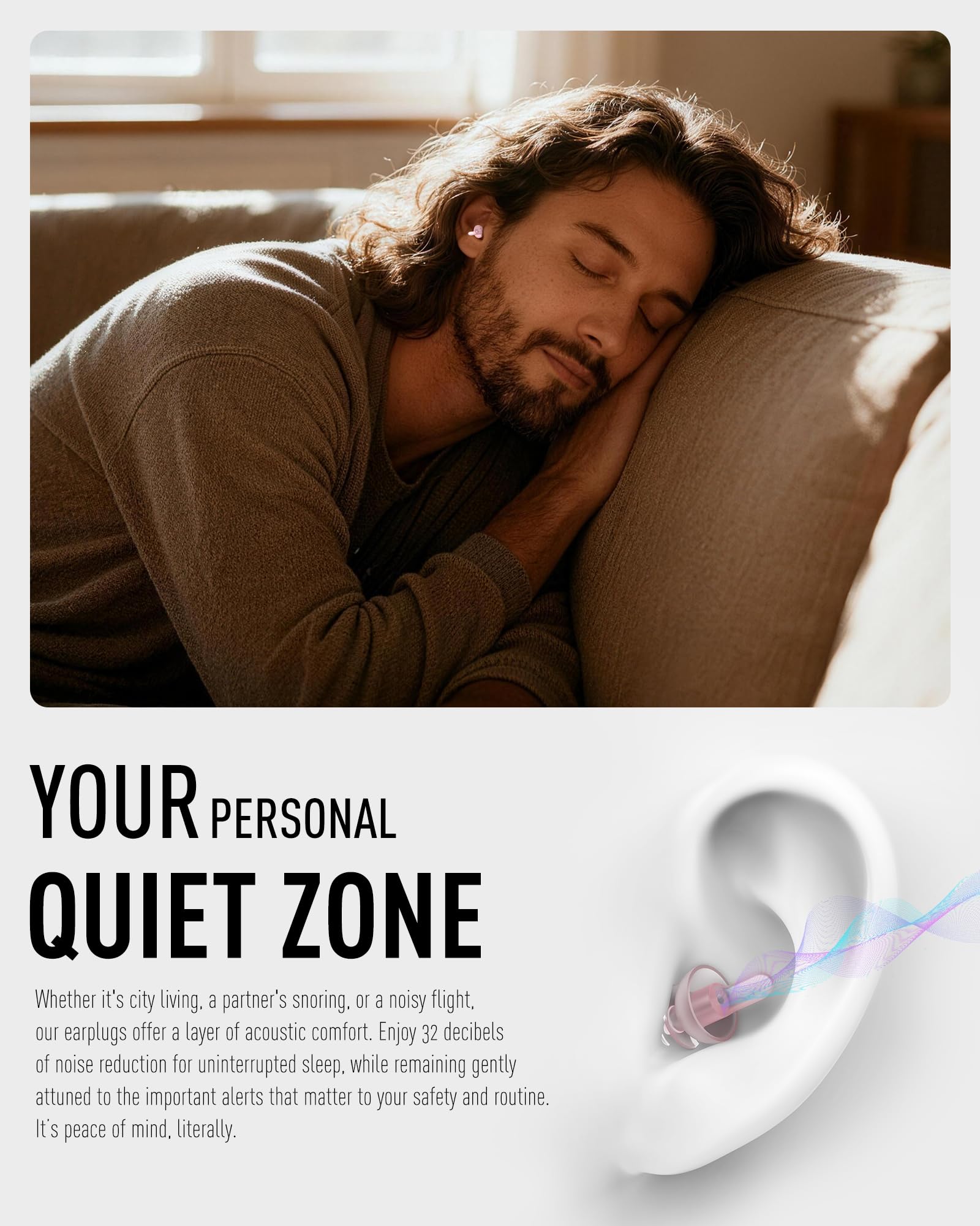 Softvox ajuste cómodo para dormir de lado sin movimientos