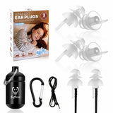 Softvox tapones para dormir de silicona suave, enfoque dormir de lado cómodo