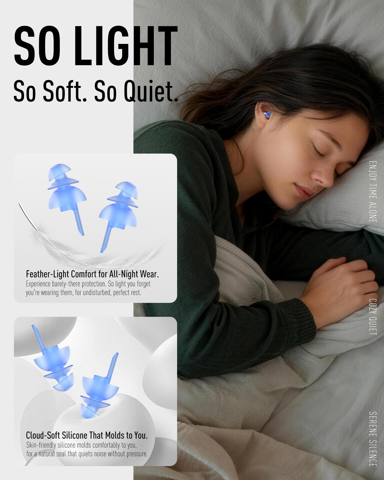 Softvox tapones dormir accesorios cordon estuche