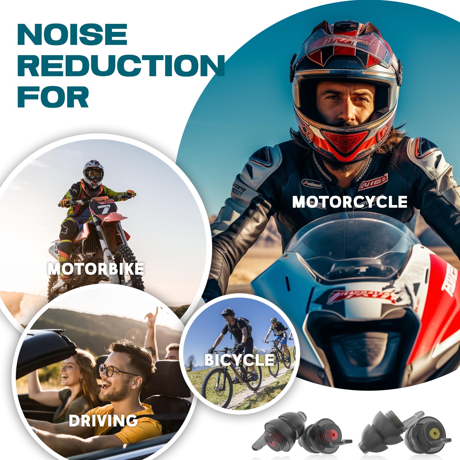 Softvox uso-carreras-touring: ideales para motos de competición y rutas largas.