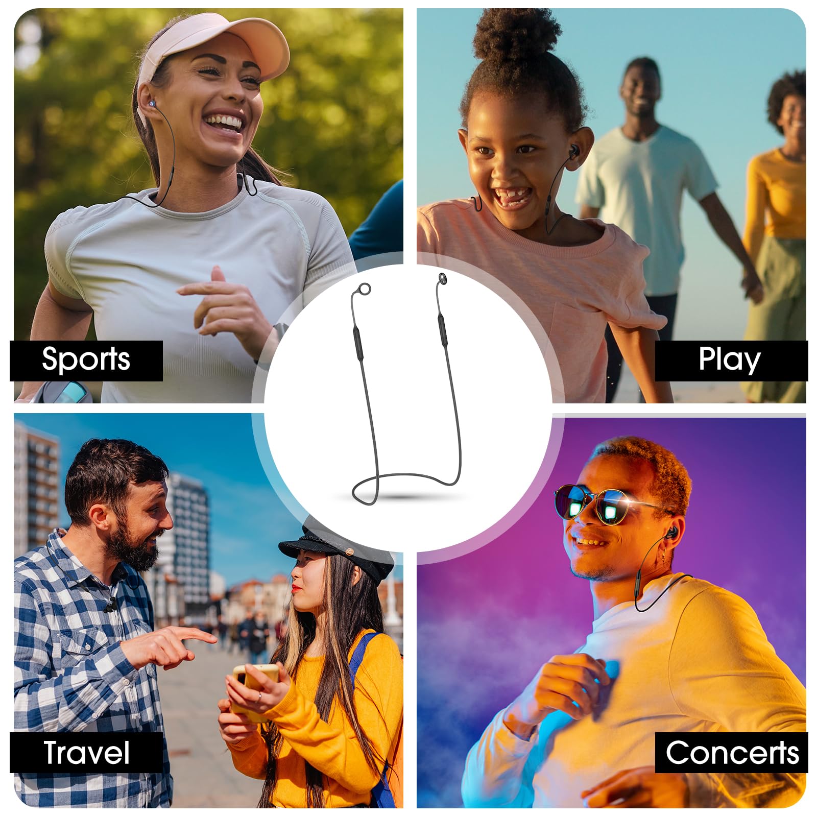 Softvox ideal para conciertos y motos, sujeción estable