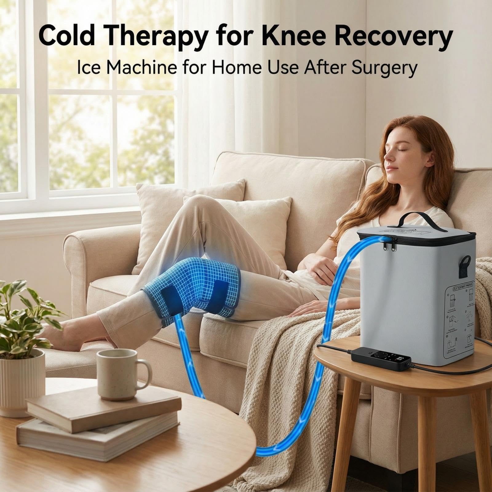 Sohveta sistema frío agua circulante: flujo estable para sesiones de terapia.