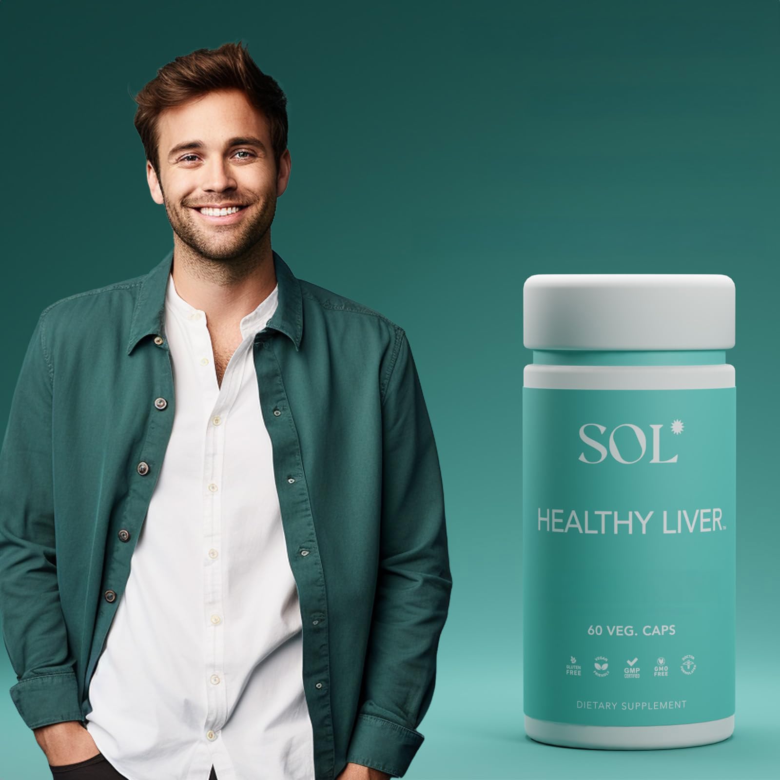Sol Nutrition Envase 60 Capsulas: presentación conveniente para plan semanal.