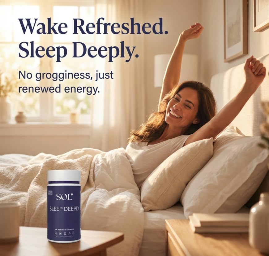 Sol Nutrition Sleep Deeply: experiencia nocturna sin somnolencia residual