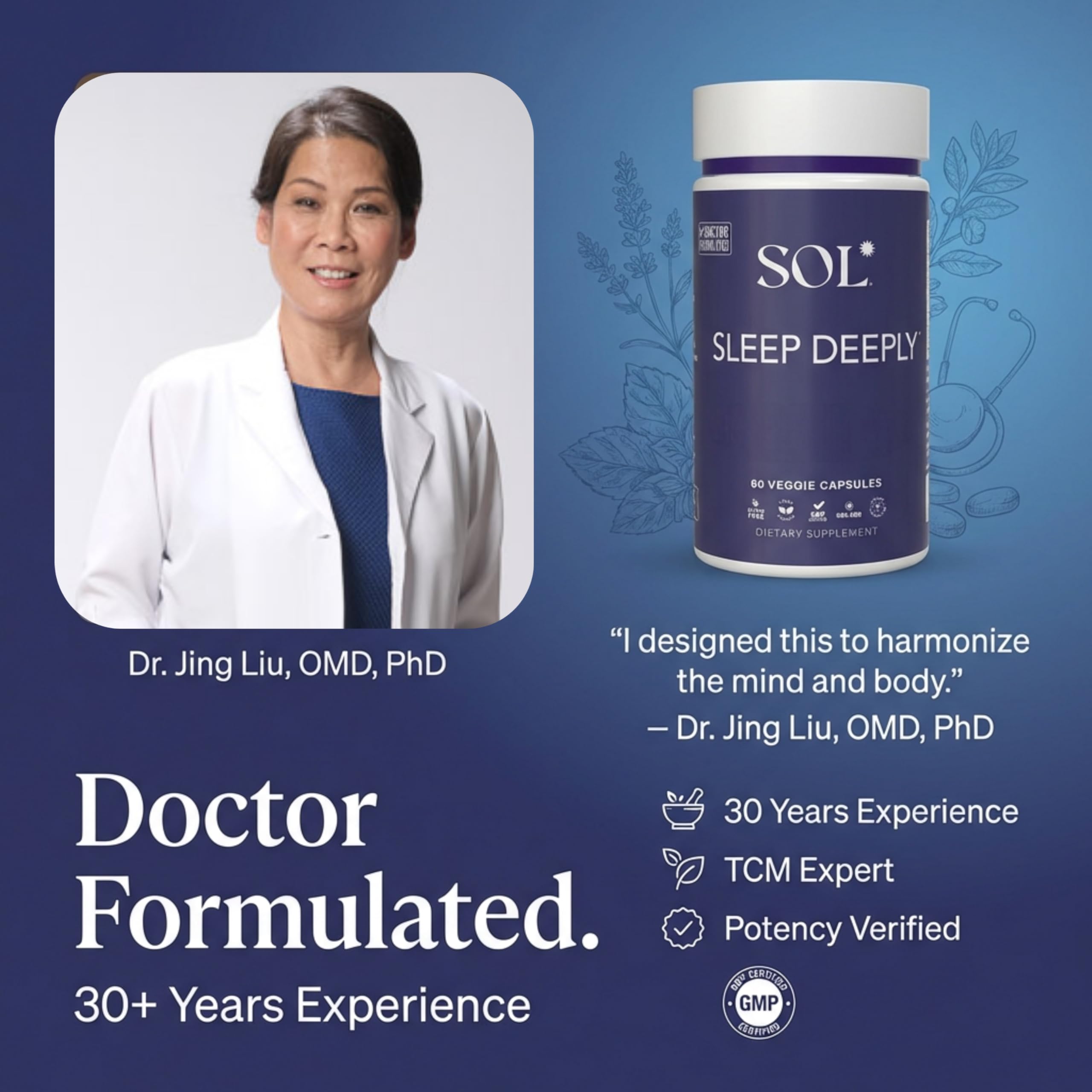 Sol Nutrition Sleep Deeply: fabricación en EE. UU. para calidad y seguridad