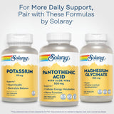 SOLARAY ácido pantoténico 500 mg prueba de laboratorio y calidad