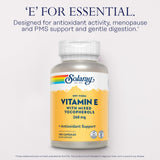 SOLARAY Antioxidante Vitamina E en formato seco para síntomas premenstruales