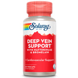 SOLARAY Apoyo para la circulación venosa: cápsulas veganas en botella de plástico para uso diario.