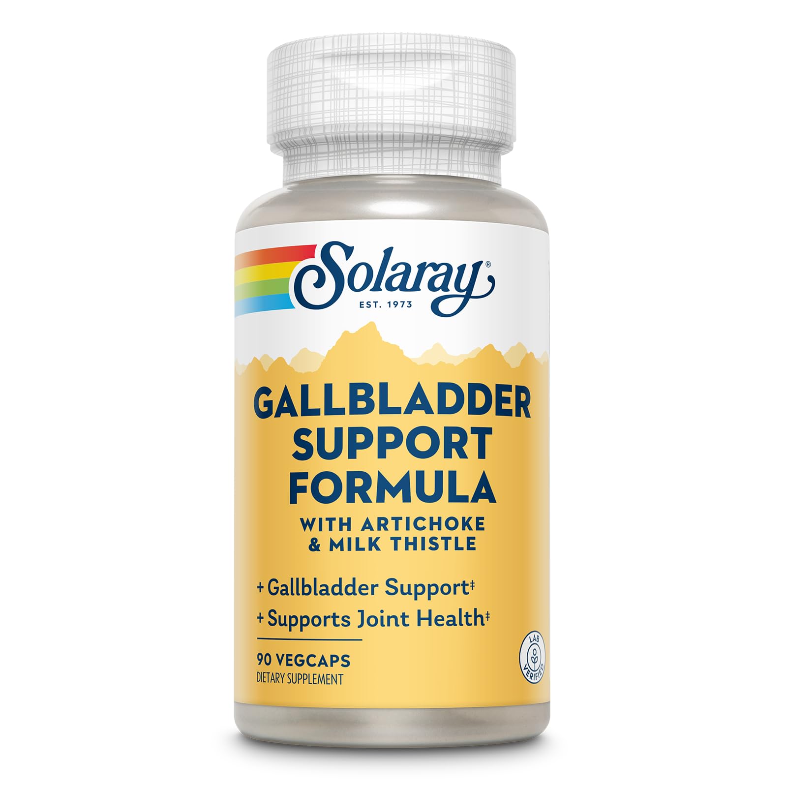 SOLARAY cápsulas de apoyo para vesícula biliar para uso diario.