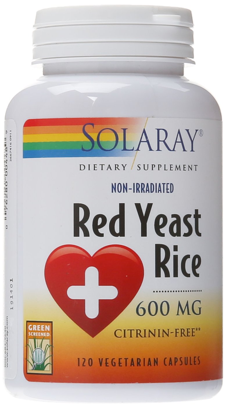 SOLARAY arroz de levadura roja 600 mg cápsulas: posible apoyo en color y sabor de comidas