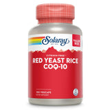 SOLARAY Arroz de levadura roja en botella, fácil de incorporar a la rutina diaria.