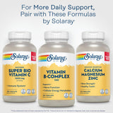Solaray B-Complex 100-250, envase reciclable, compromiso con el planeta.