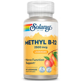 SOLARAY B12 metil pastilla sublingual de 2500 mcg para energía diaria
