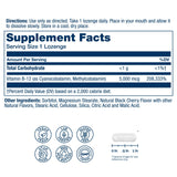SOLARAY B12 pastillas 5000 mcg disolviéndose en la boca, comodidad diaria