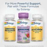 SOLARAY Berberina 500 mg, envase reciclable y certificado GMP.
