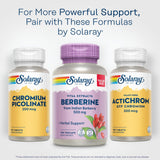 SOLARAY Berberina 500 mg, uso diario para apoyar un estilo de vida activo.