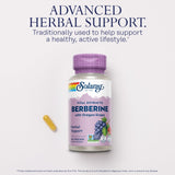 SOLARAY Berberina: ingrediente principal berberina HCl de barberry indio y Oregon Grape.