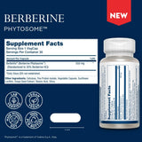 Cápsulas SOLARAY Berberina Phytosome de 550 mg, fáciles de tomar cada día.