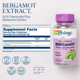 SOLARAY Bergamot 500 mg, cápsulas para uso diario en un estilo de vida activo.
