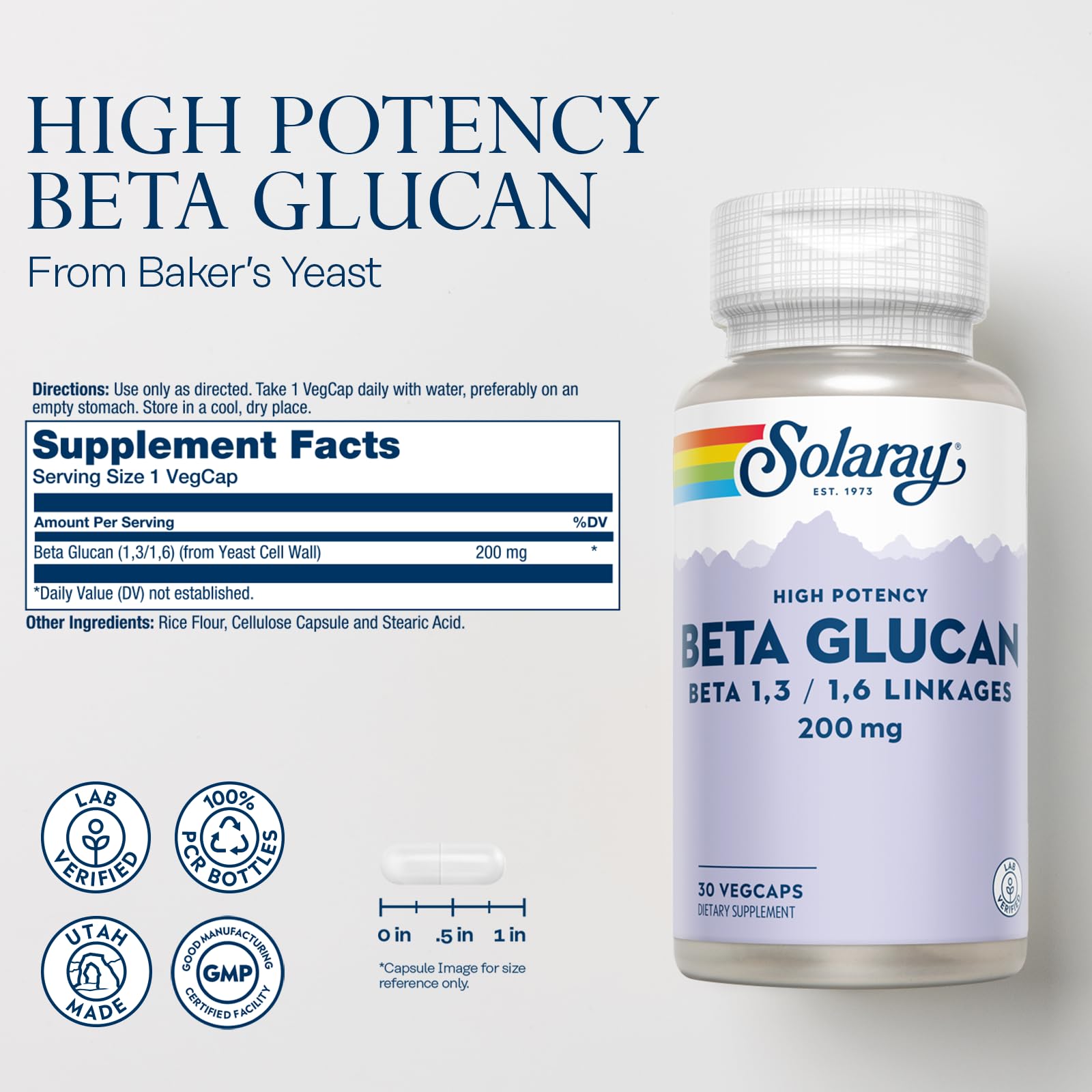 Detalle de la fibra insoluble de Beta Glucan para digestión saludable