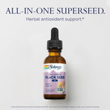 SOLARAY enfoque en salud del corazón con aceite negro