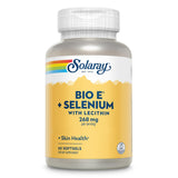 SOLARAY Bio Vitamina E 400 UI en botella cerrada, soporte antioxidante
