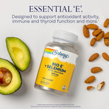 SOLARAY Bio Vitamina E 400 UI, etiqueta frontal visible