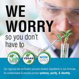 Biotina Solaray apta para uso diario y vida activa.