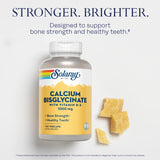 SOLARAY calcio-bisglicinato-capsulas, absorción mejorada para huesos.