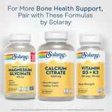 SOLARAY calcio citrato 1000mg uso diario recomendado