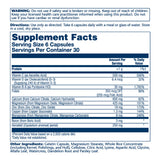 SOLARAY Calcio Citrato Supremo 800 mg, etiqueta clara para dosis diaria.