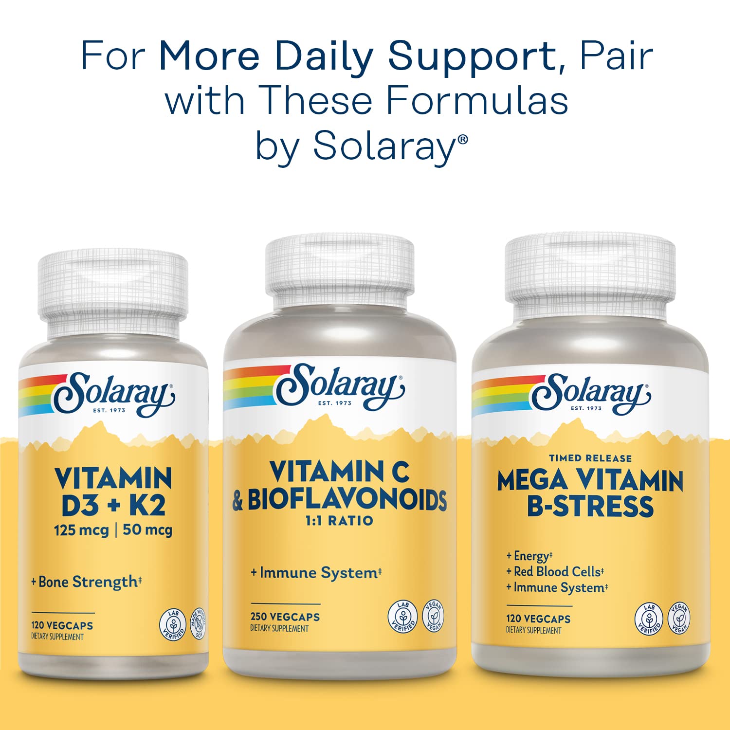 SOLARAY uso diario seguro para huesos y músculos