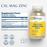SOLARAY cápsulas: potente mezcla de calcio y magnesio para apoyar la función muscular.
