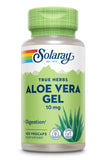SOLARAY cápsulas de aloe vera 10 mg para bienestar diario.