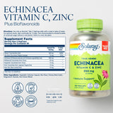 SOLARAY cápsulas veganas de echinacea para uso diario