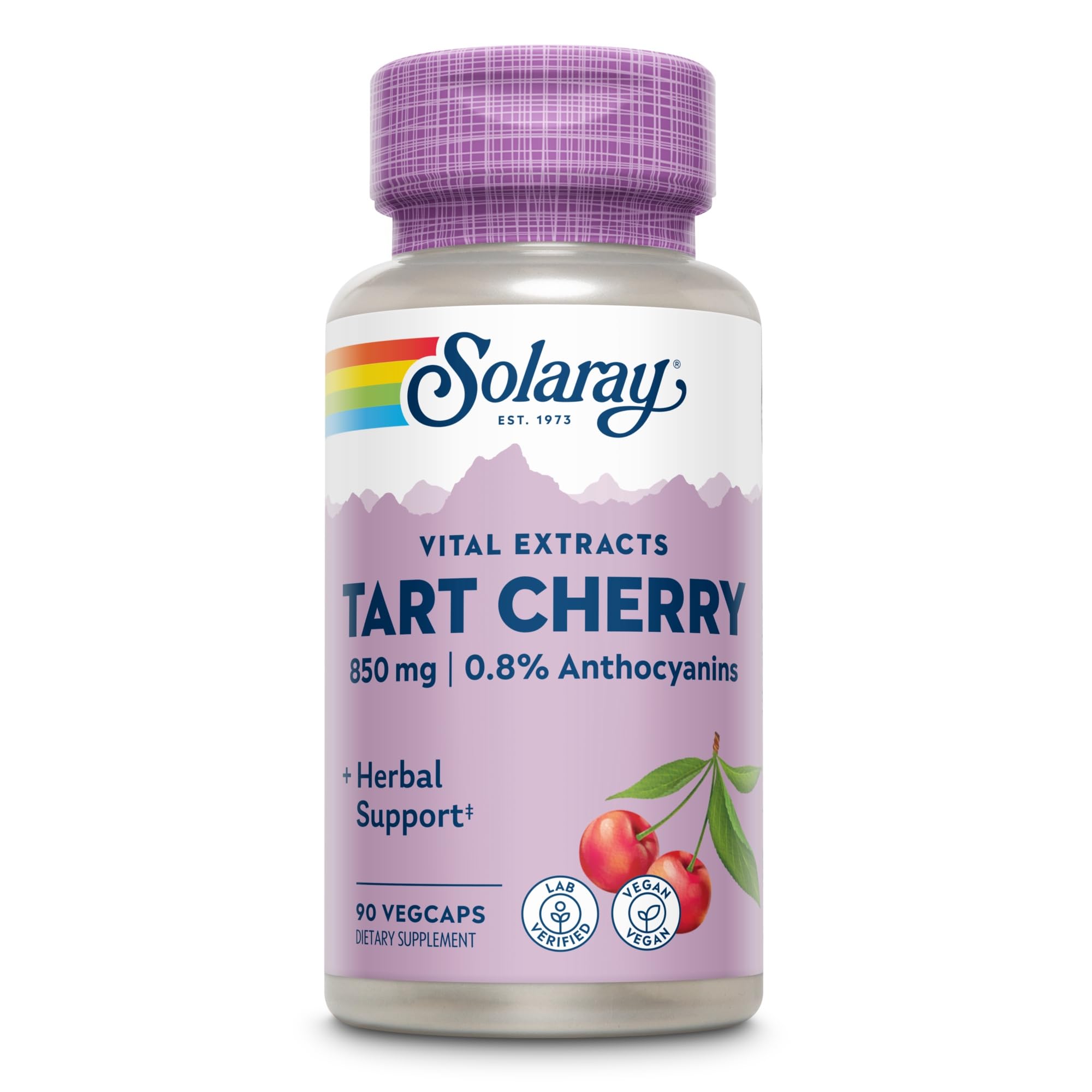 Solaray cápsulas veganas en blister con información clara