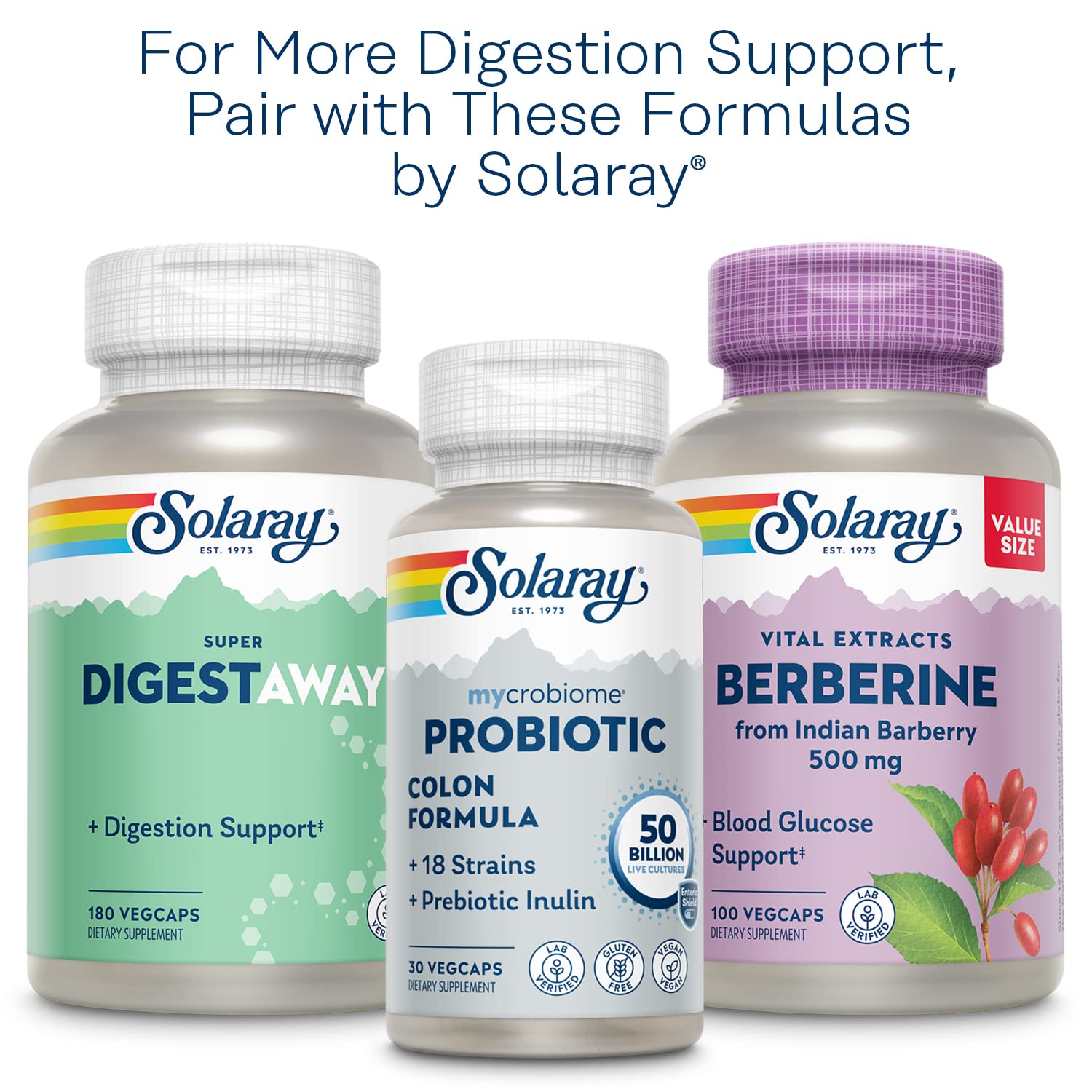 SOLARAY Cápsulas vegetales: opción vegana sin gelatina