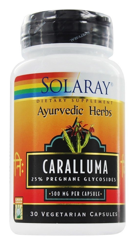 SOLARAY Caralluma Extract en botella, potencia vegetal para tu rutina diaria.
