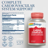 SOLARAY Cardio Completo: etiqueta destaca ingredientes tradicionales para el bienestar general