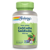 SOLARAY Cascara Sagrada cápsulas en frasco, apoyo para la digestión suave