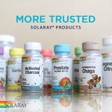SOLARAY Chaga fermentado frasco blanco de cápsulas para consumo diario