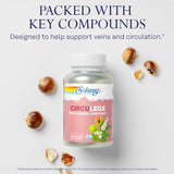 SOLARAY Circulegs: etiqueta legible que facilita identificar los ingredientes clave.