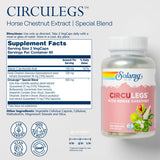 SOLARAY Circulegs: mezcla centella asiática y vitamina C para apoyo general.