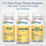 SOLARAY Cobre Bisglicinato 2 mg envase reciclado y sostenible.